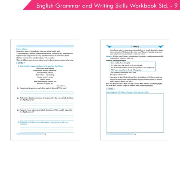 Nigam English Grammar and Writing Skills A Handbook & Workbook for Class 9 – Comprehensive Language Learning Guide - Image 6