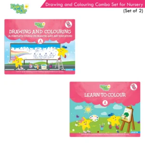 Rising Star Drawing and Colouring Combo Set for Nursery (Set of 2)