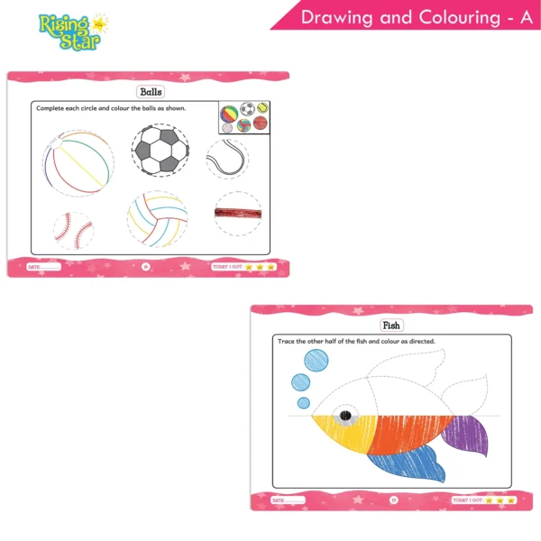 Rising Star Drawing and Colouring Combo Set for Nursery (Set of 2) - Image 7