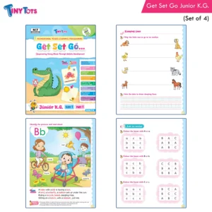 Tiny Tots Get Set Go Preschool Learning Term wise Junior KG Books Set Of 4 (2)