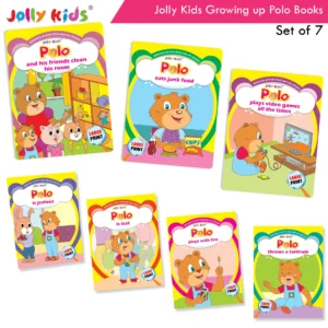 Jolly Kids Growing Up With Polo And His Friends Character Base Moral and Values Education Short Stories Books Set of 7 For Kids Ages 3-6 Years