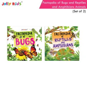 Jolly Kids Factopedia of Bugs and Reptiles and Amphibians Books Set of 2