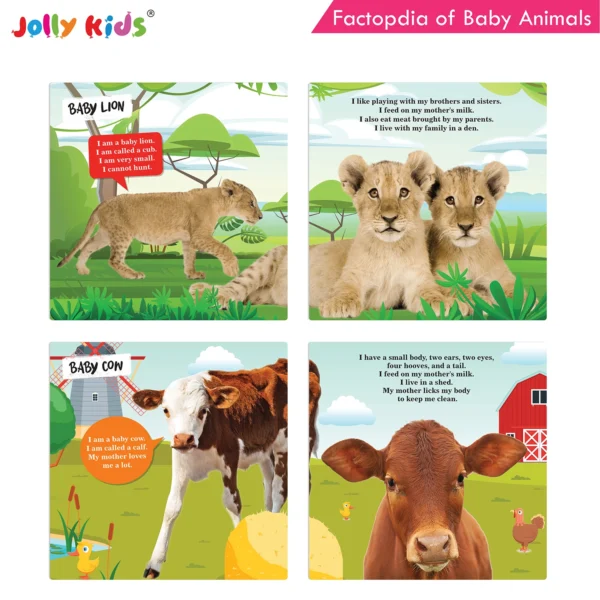 Jolly Kids Factopedia of Apes and Monkeys and Baby Animals Books Set of 2 - Image 6