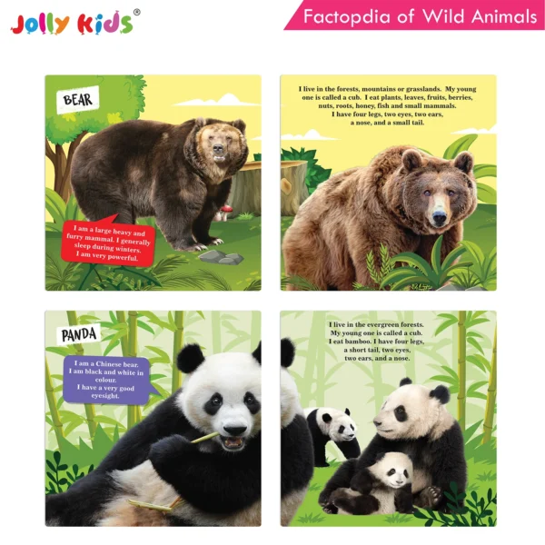 Jolly Kids Factopedia of Farm Animals and Wild Animals Books Set of 2 - Image 6