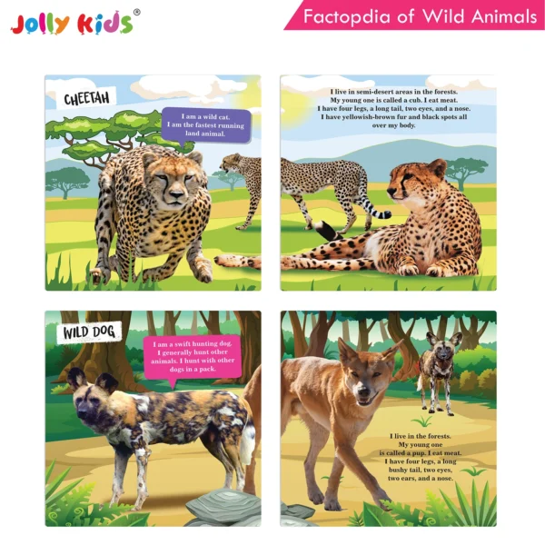 Jolly Kids Factopedia of Farm Animals and Wild Animals Books Set of 2 - Image 7