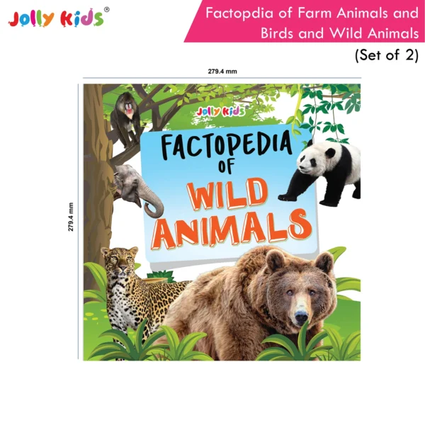 Jolly Kids Factopedia of Farm Animals and Wild Animals Books Set of 2 - Image 9