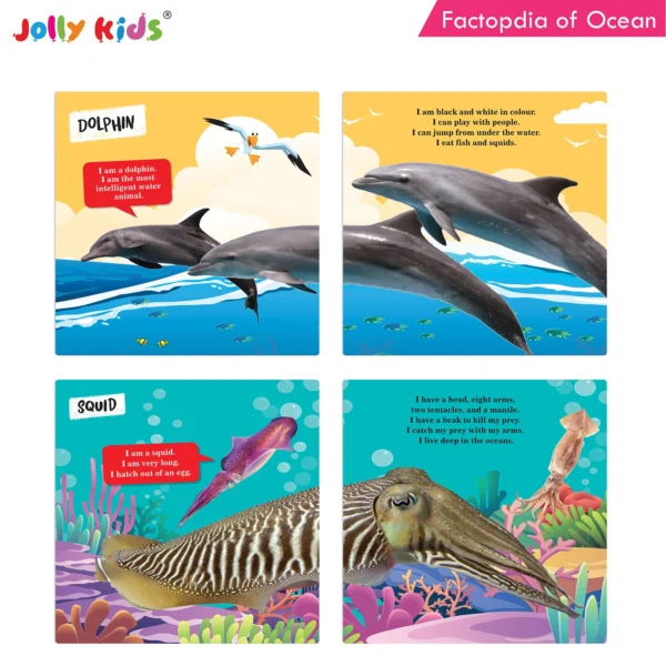 Jolly Kids Factopedia of Ocean and Dinosaur Books Set of 2 - Image 3