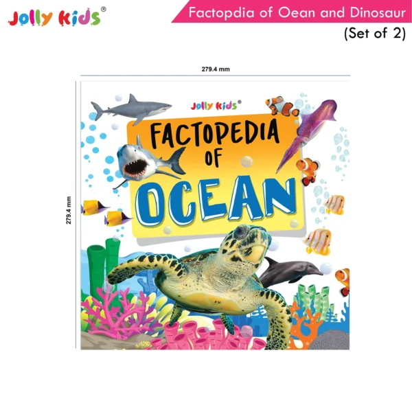 Jolly Kids Factopedia of Ocean and Dinosaur Books Set of 2 - Image 9