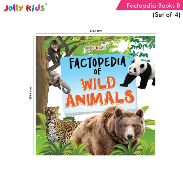 Jolly Kids Factopedia Books Set of 16 For Kids Aged 3-8 Years| Educational Learning About Animals-Farm Animals, Wild Animals, Oceans, Monkeys, Reptiles, Plants, Earth, Sports, Human Body, Spaces and More. - Image 9