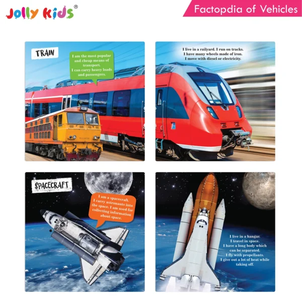 Jolly Kids Factopedia of Vehicles and Sports Books Set of 2 - Image 4