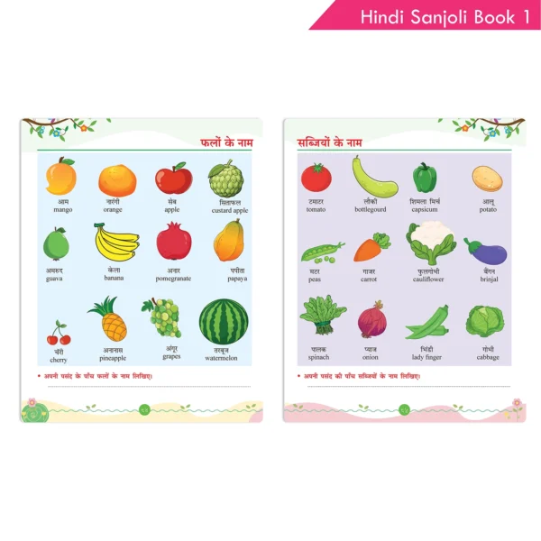 Hindi Sanjoli Book 1 NEP 2020 Recommended Comprehensive Language Book For Primary Students Aged 6 – 8 Years - Image 8